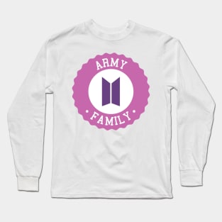 BTS army family Long Sleeve T-Shirt